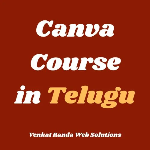 Canva Video Course in Telugu